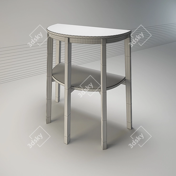 Multi-Functional Console Table 3D model image 3