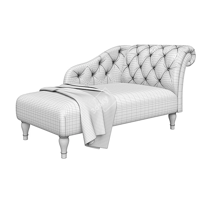 Elegant Marquess Couch 3D model image 3