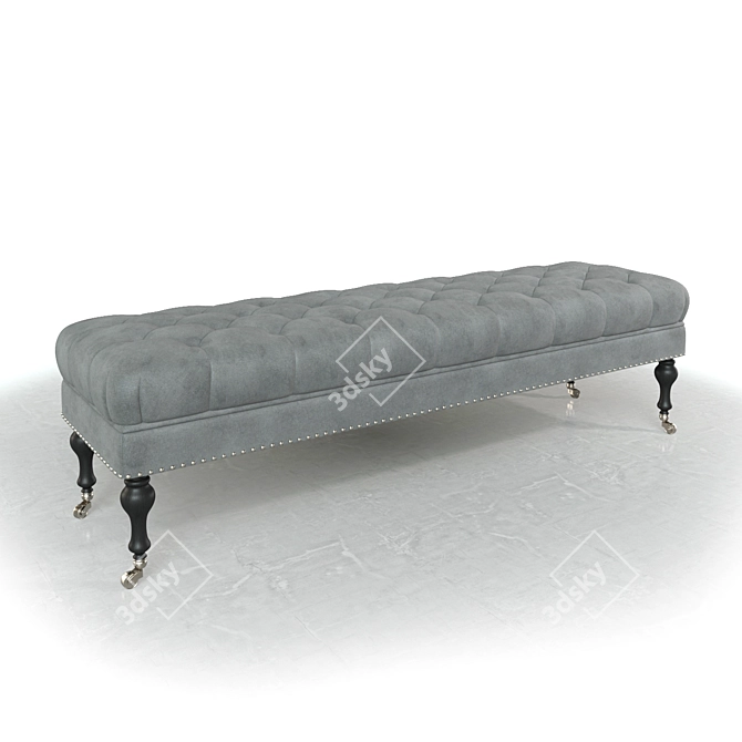 Elegant Eichholtz Bench Benedict 3D model image 1