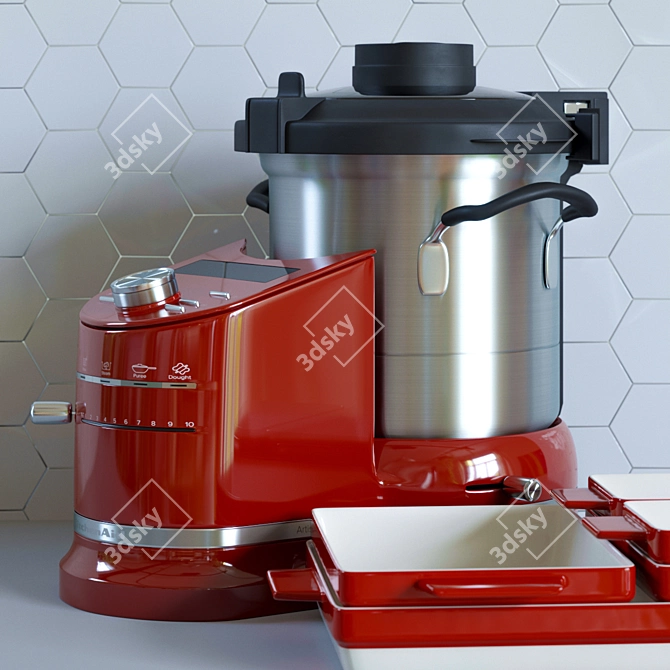 KitchenAid ARTISAN Food Processor 3D model image 1