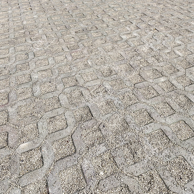 Corona Cobblestones_7: 4k Textured Floor 3D model image 1