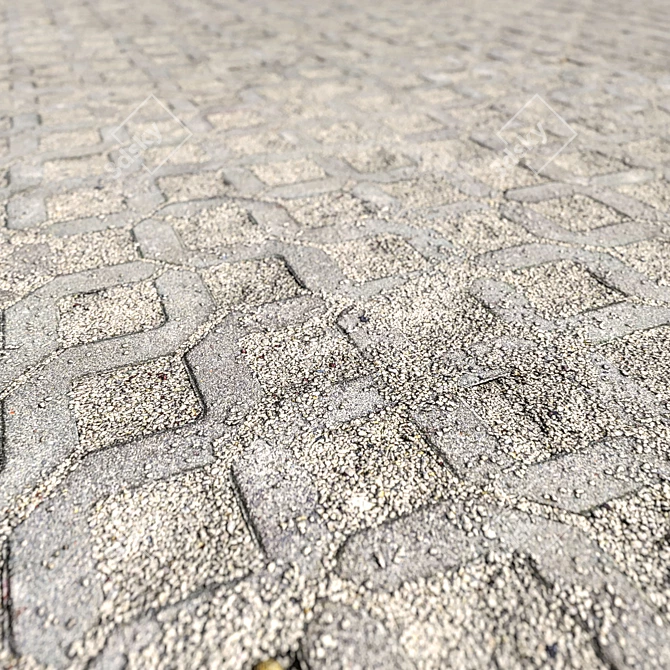 Corona Cobblestones_7: 4k Textured Floor 3D model image 2