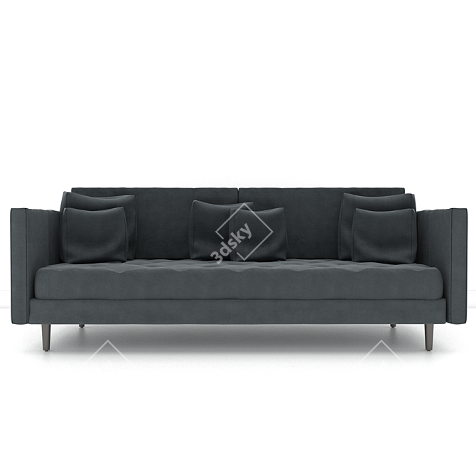 Elegance in Motion: Sofa-01 3D model image 1