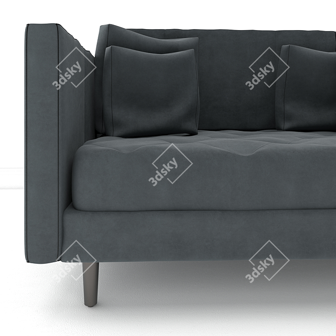 Elegance in Motion: Sofa-01 3D model image 2