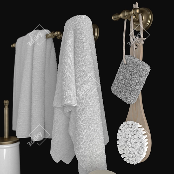 Title: Migliore Mirella - Premium Bathroom Accessories 3D model image 2