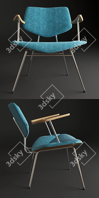 Cozy Lounge Chair - Vermund VL135 3D model image 2