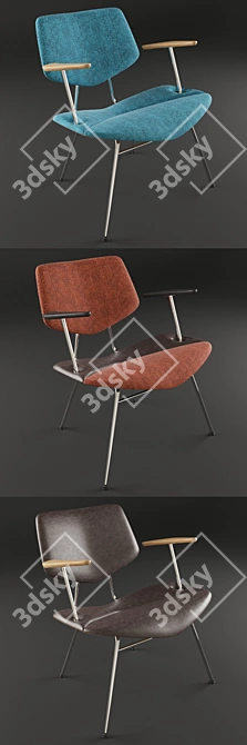 Cozy Lounge Chair - Vermund VL135 3D model image 3