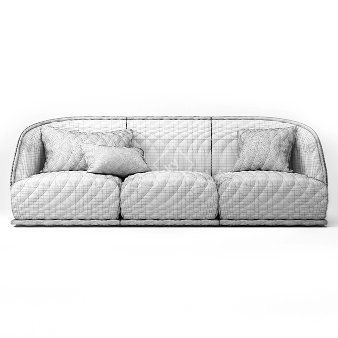 Comfort and Style: Moroso Redondo Sofa 3D model image 2