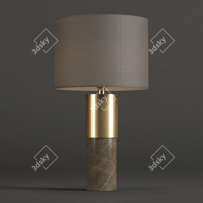 John Lewis Akani Table Lamp - Illuminate Your Space 3D model image 1