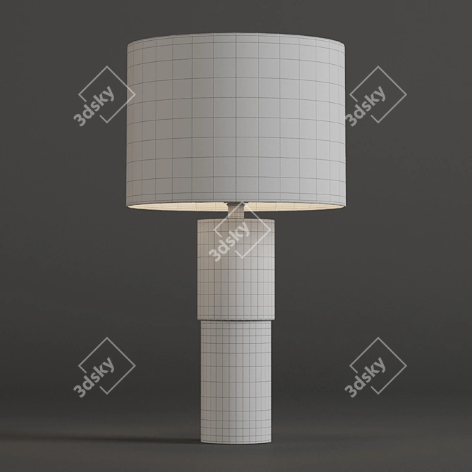 John Lewis Akani Table Lamp - Illuminate Your Space 3D model image 2