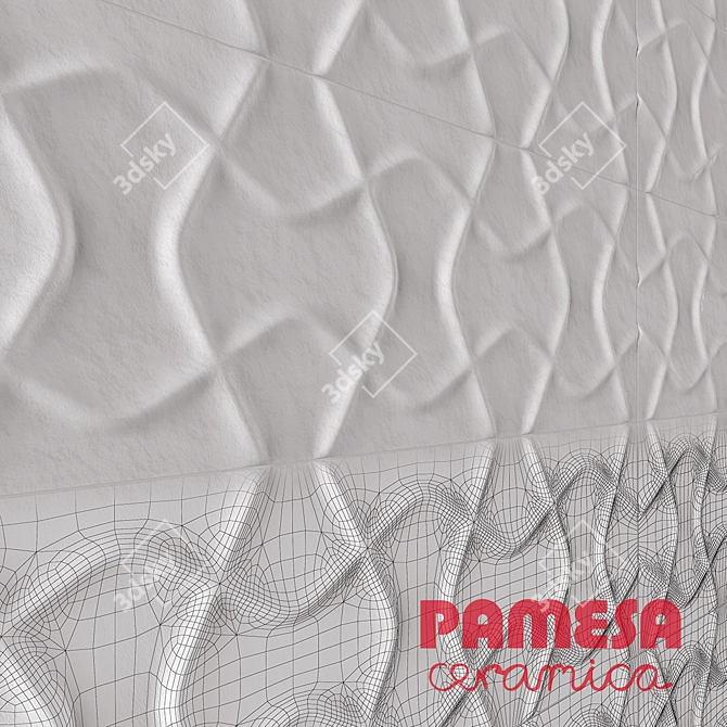 Pamesa Potsdam-See Blanco Ceramic Tiles 3D model image 1