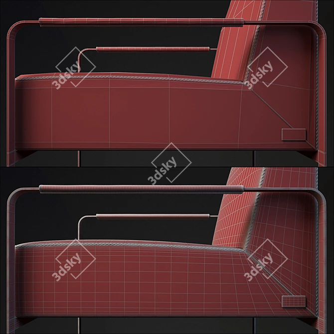 Luxury Italian Furniture Set - Tonino Lamborghini BERETO 3D model image 3