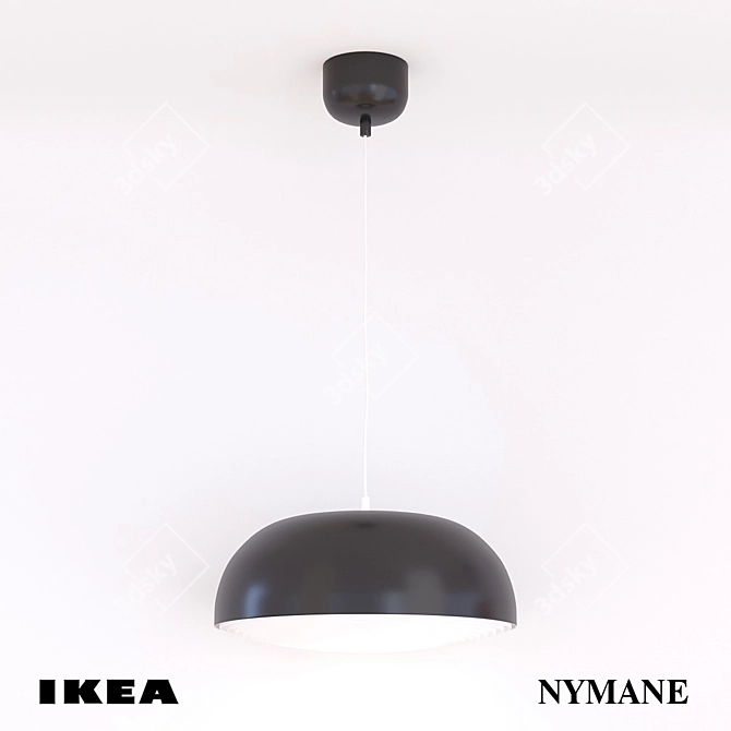 NYMANE Pendant Light - Stylish and Adjustable 3D model image 1