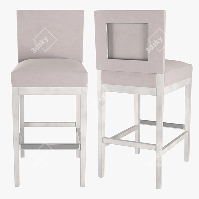 Elegant Vanguard Juliet Bar Stool 3D model image 1