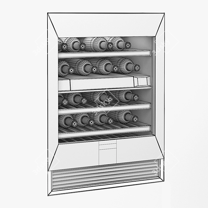 Miele KWT 6322 UG: Undercounter Wine Cooler 3D model image 3