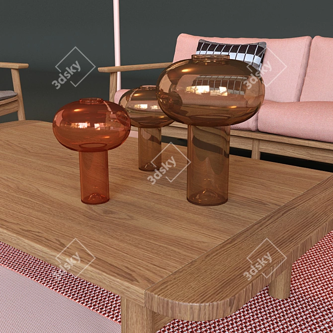 Modern Outdoor Furniture: Kettal Riva 3D model image 2