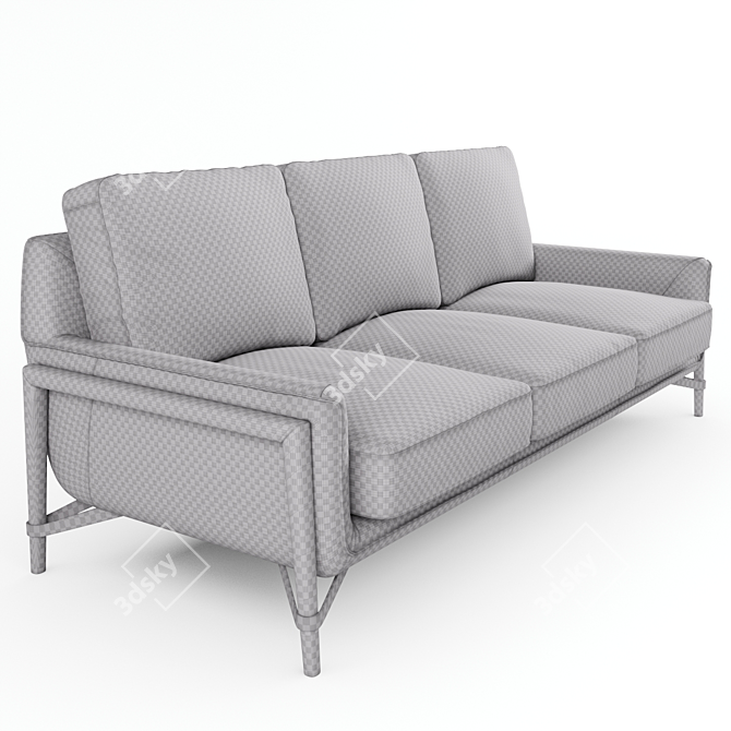 Natuzzi Svevo 2964: Contemporary Elegance 3D model image 3