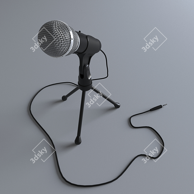 Trust Desktop Microphone 3D model image 1