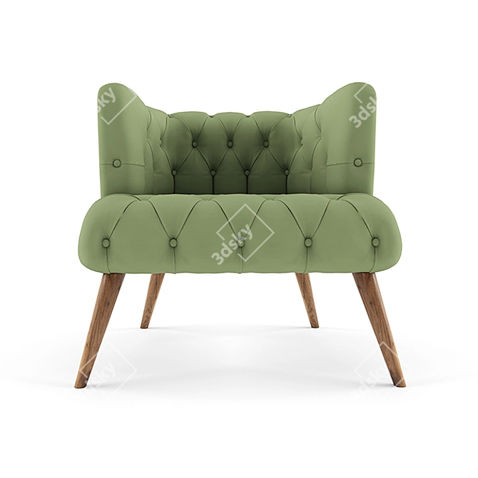 Modern Style Armchair: Palo Alto 3D model image 1