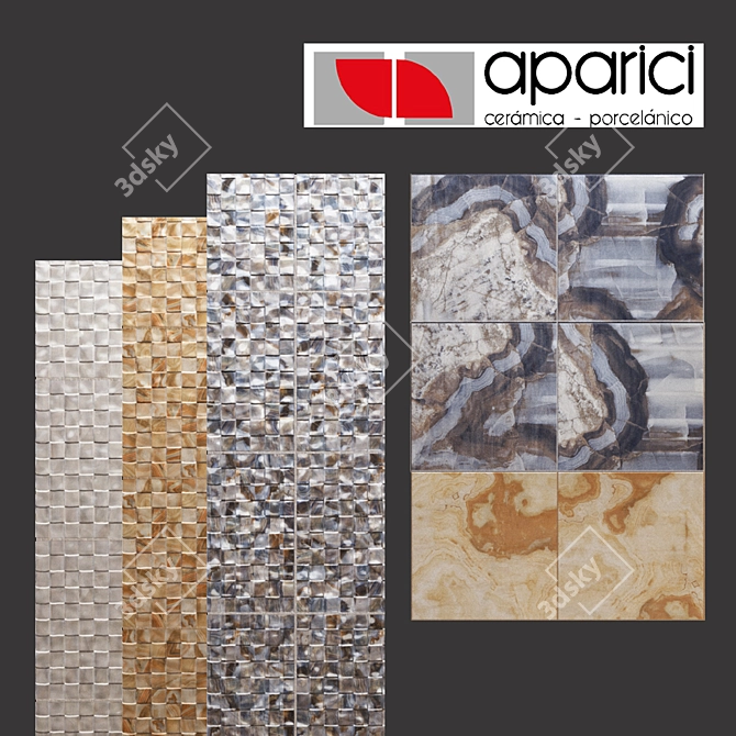 Aparici Instant Tile: Exquisite Ceramic Collection 3D model image 1