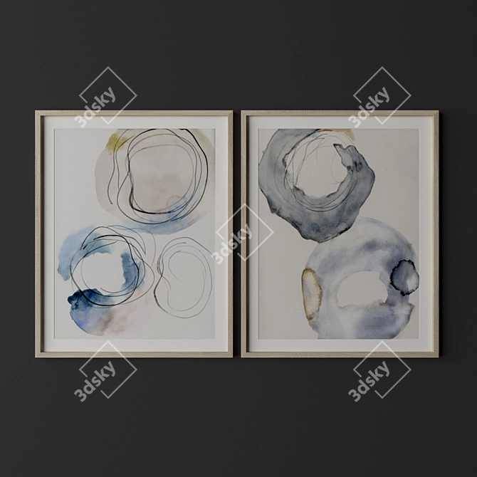  Contemporary Art Set - Set of 20 Modern Designs 3D model image 2