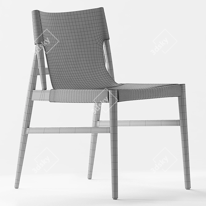 Elegant Voyage Chair by Porro 3D model image 3