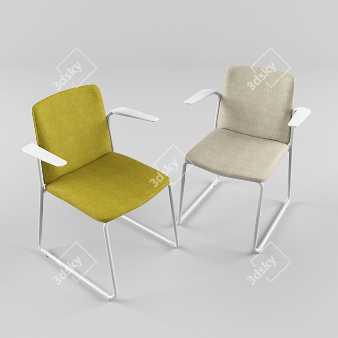 EMA Lightweight Chair by ENEA 3D model image 1