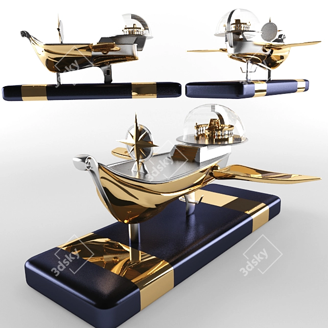 Cosmic Cruiser: Futuristic Spaceship 3D model image 1