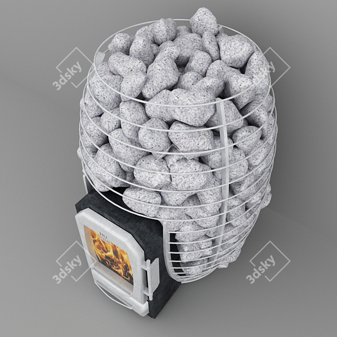 Huum Hive Wood Sauna Stove 3D model image 2