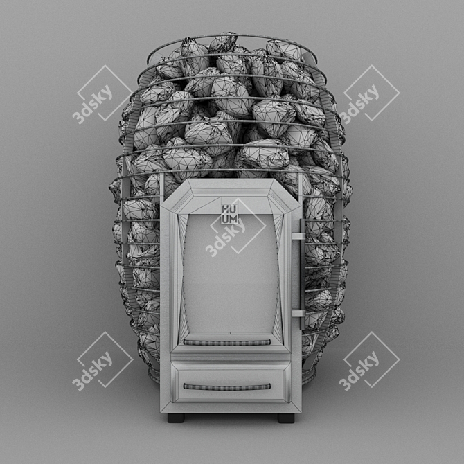 Huum Hive Wood Sauna Stove 3D model image 3