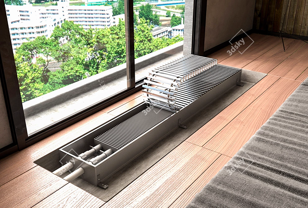 Breeze Floor Convector 3D model image 3