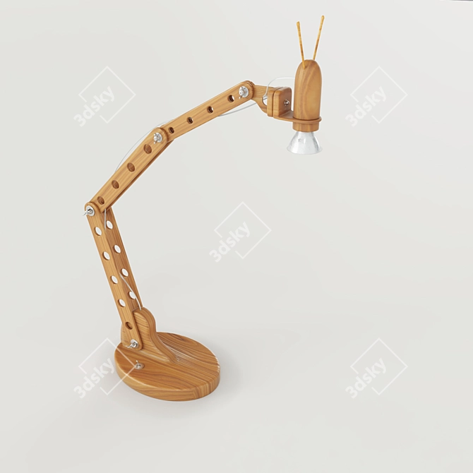 Flexible Designer Desk Lamp 3D model image 1