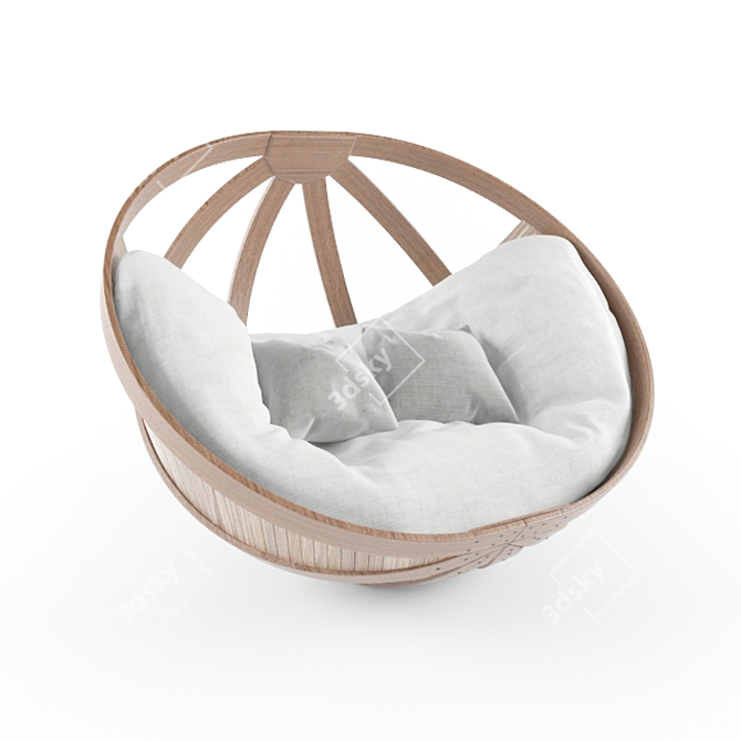 Elegant Circular Seating Solution 3D model image 1