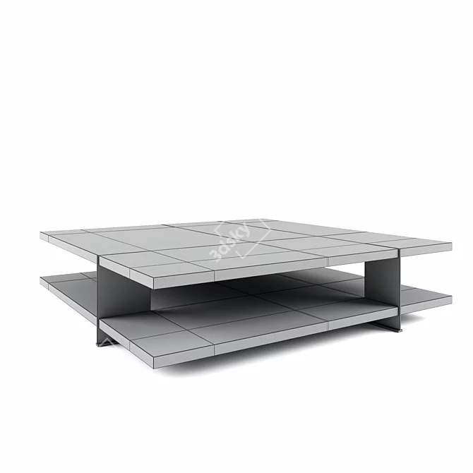 Elegant Bristol Coffee Table 3D model image 2