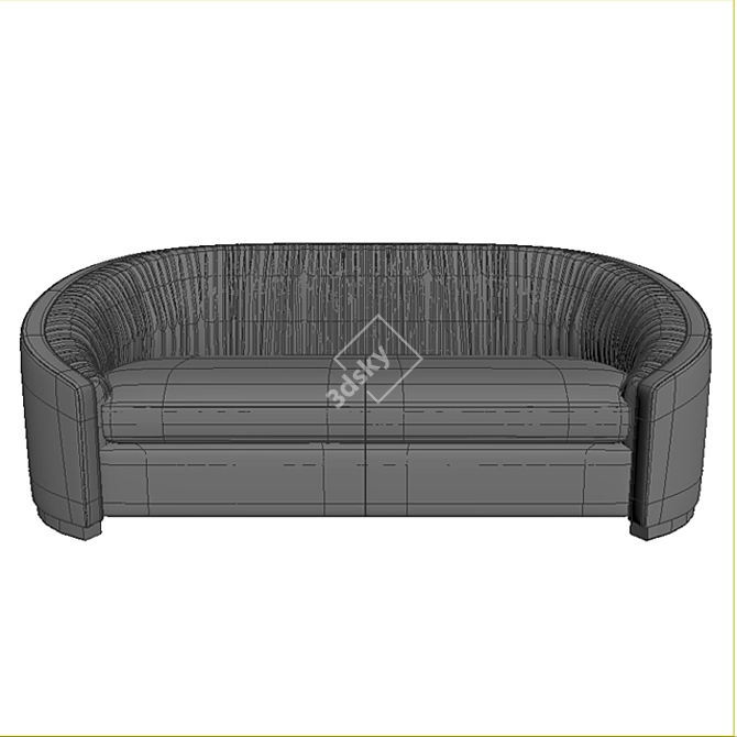 Elevate Your Space: Mitte Sofa! 3D model image 2