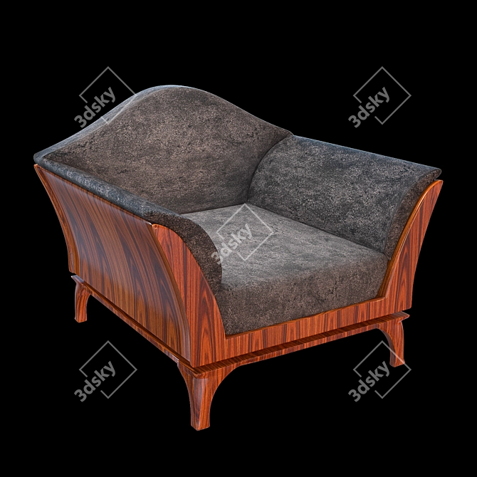 Contemporary Whilshire Chair: Sleek Design & Superior Comfort 3D model image 2