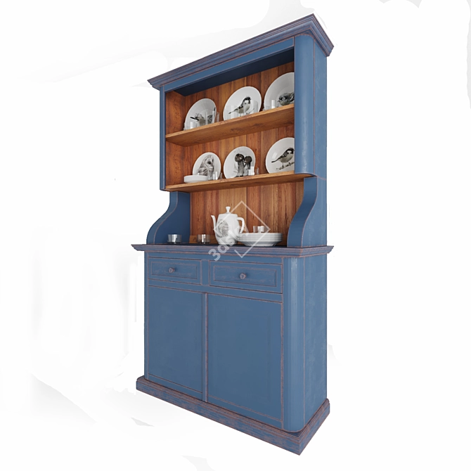 Modern Sideboard: Stylish Storage Solution 3D model image 2