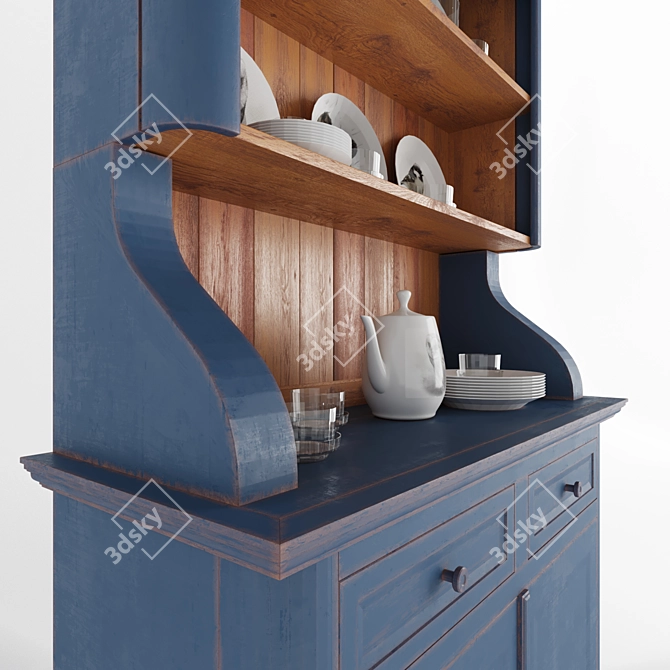 Modern Sideboard: Stylish Storage Solution 3D model image 3