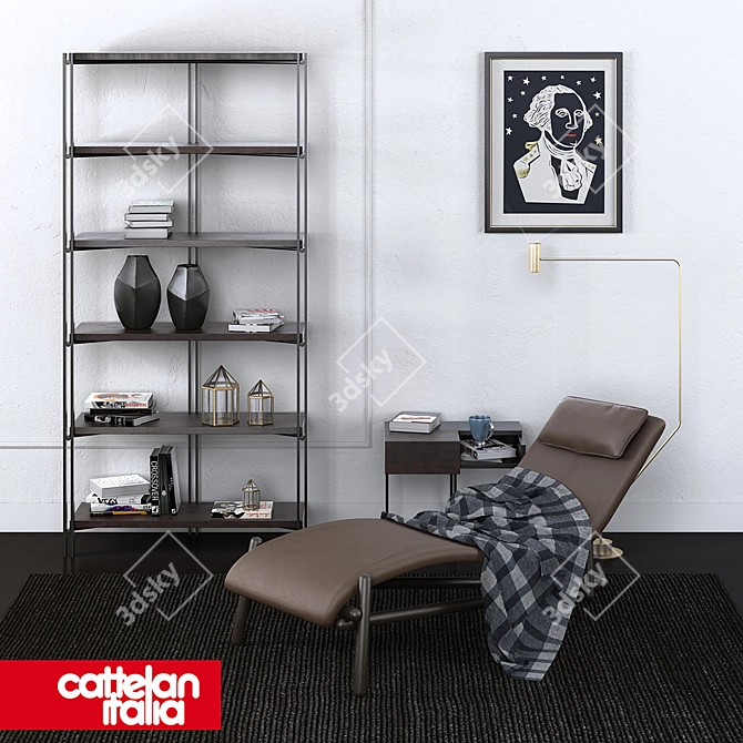 Cattelan Italia: Donovan, Thor, Hudson, Dante - Designer Decor Furniture 3D model image 1