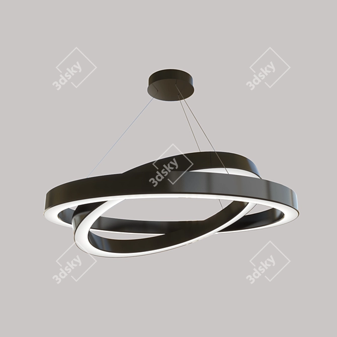 Starry Pendant Light 3D model image 1