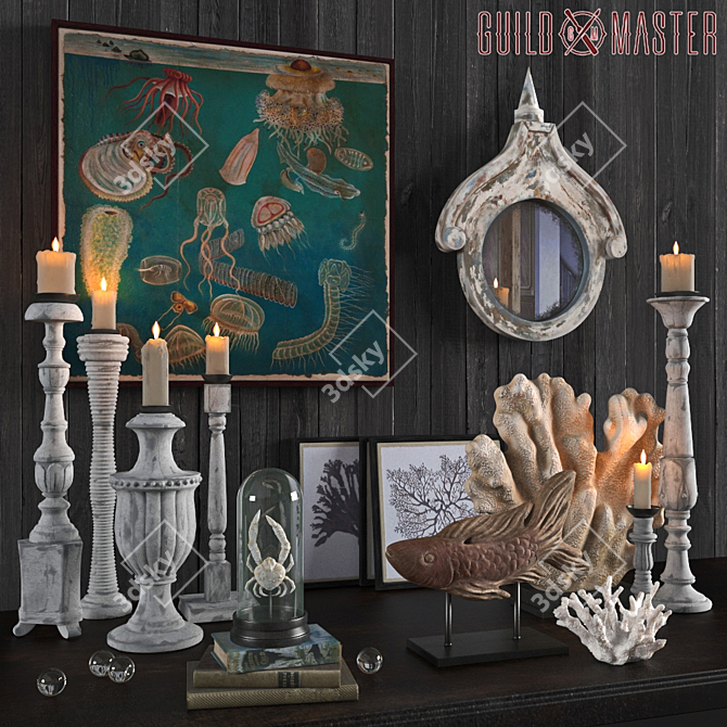 Guild Master Decorative Accessory Set 3D model image 1