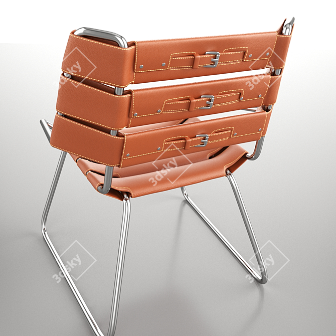 Luxury Nomadic Louis Vuitton Chair 3D model image 2