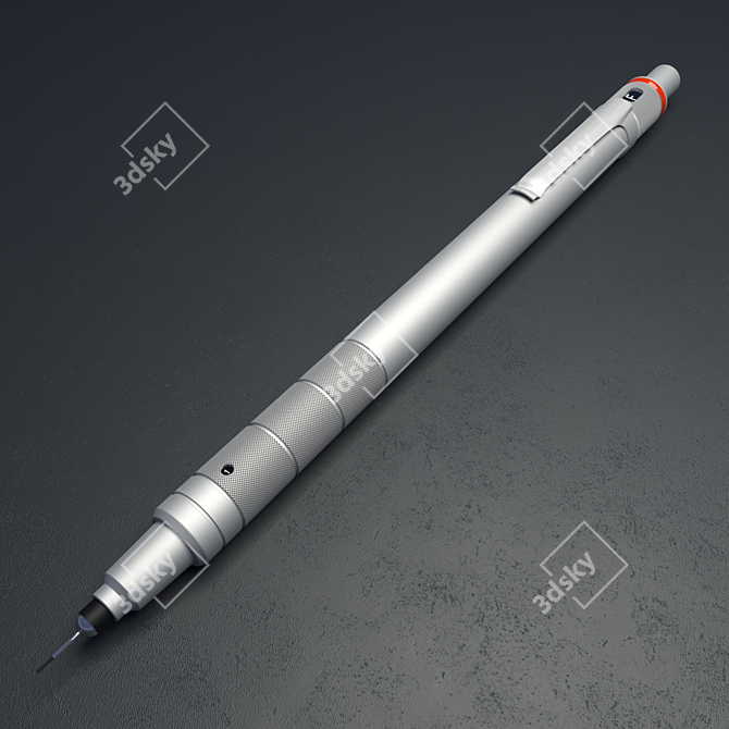 Precision Writing: Japanese Pen 3D model image 1