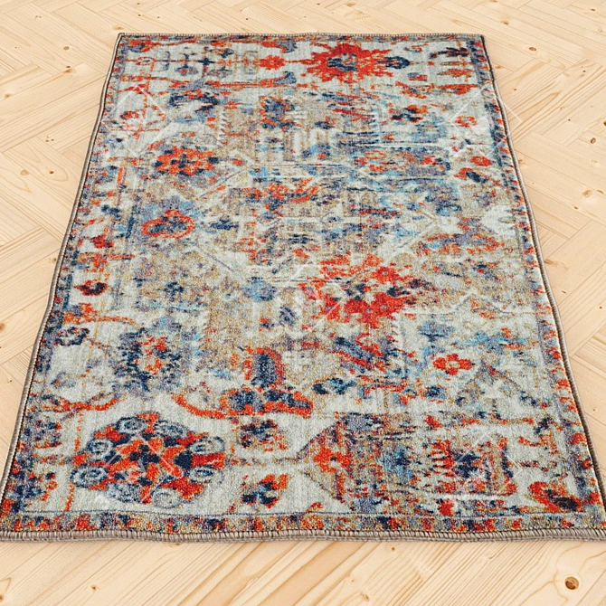 Gerlev Short Pile Rug - 125cm Length - 80cm Width 3D model image 2