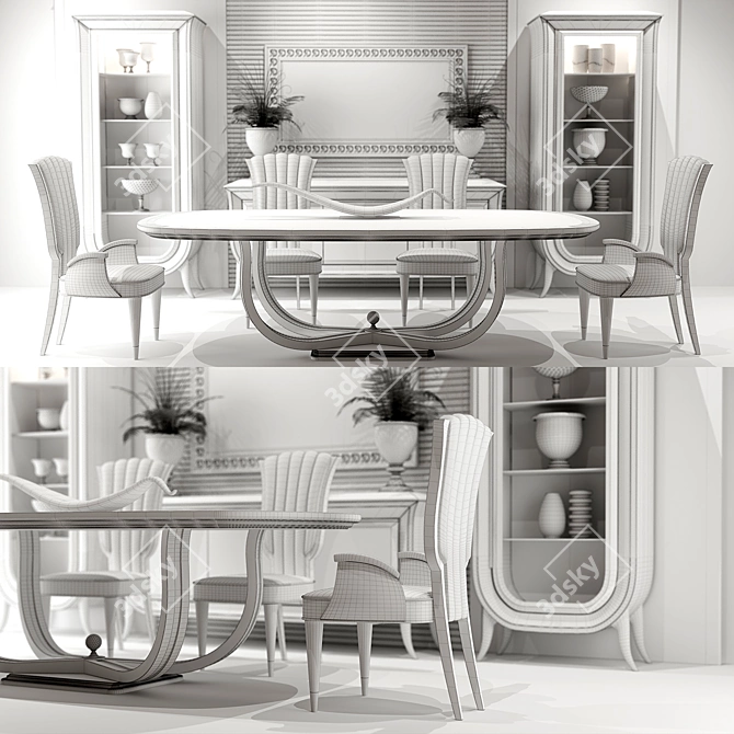 Elegant Redeco Trilogy Set 3D model image 3