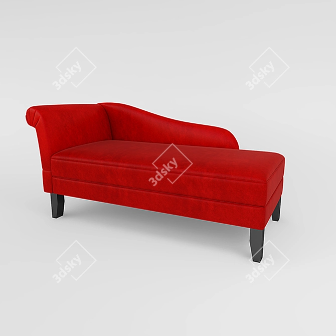 Elevate Your Comfort with Chaise Lounge 3D model image 1