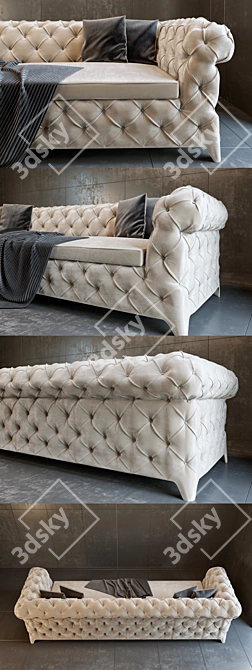 Regal Comfort Sofa 3D model image 2