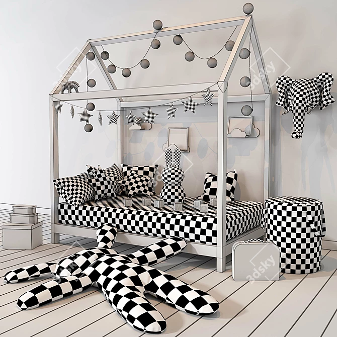 Magical Dreams Children Bedroom Set 3D model image 2