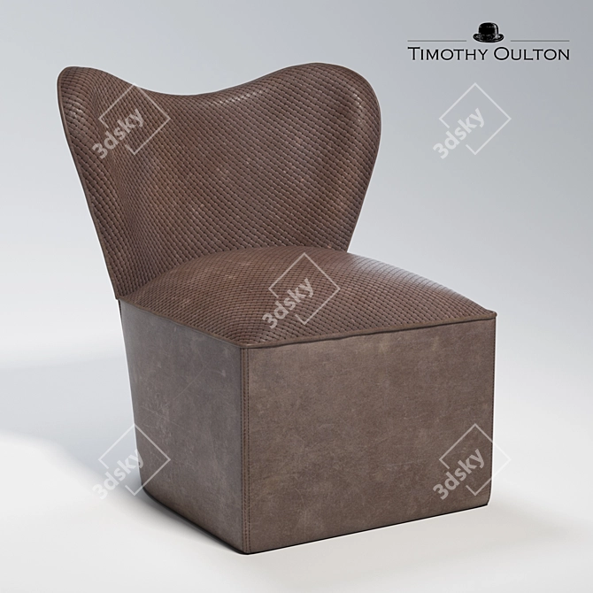 Timothy Oulton Weave Chair: Modern Elegance for Your Home 3D model image 1