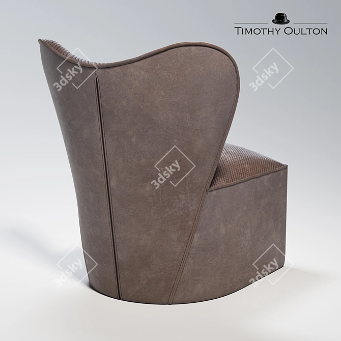 Timothy Oulton Weave Chair: Modern Elegance for Your Home 3D model image 2